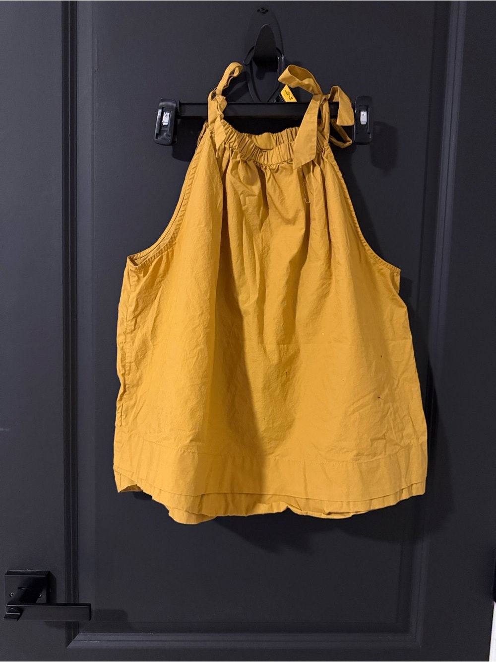 Women’s Mustard Halter Tank Top
